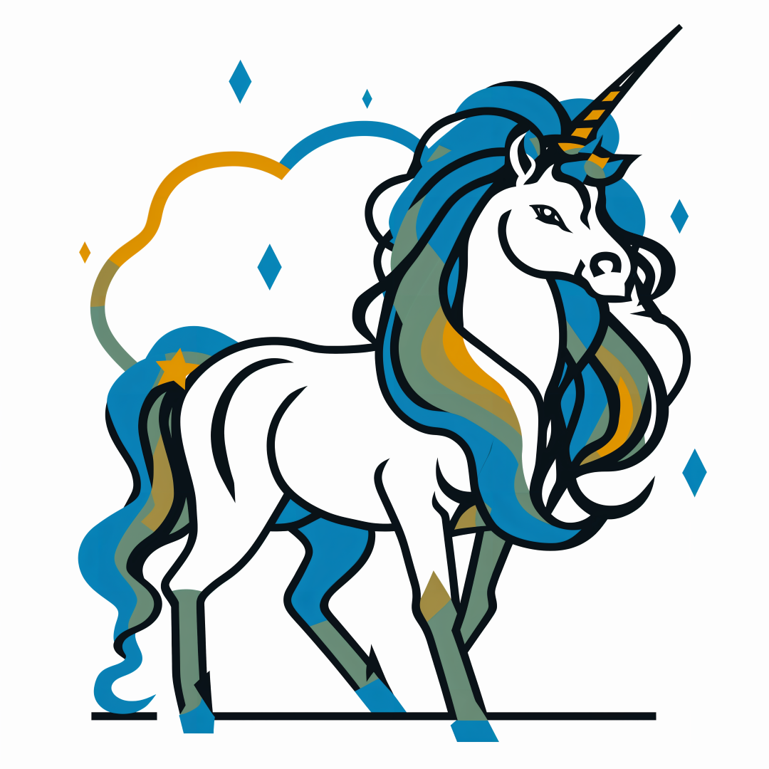Unicorn pictogram